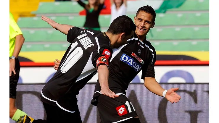 Alexis Sánchez llevó a Antonio di Natale a convertirse en goleador de la Serie A en la temporada 2010/11 de la liga italiana