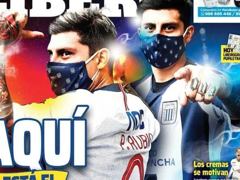 Pato Rubio se roba las portadas en Perú: "Aquí está el gol"