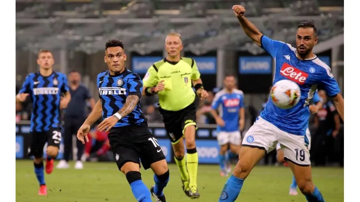 Lautaro Martínez marcó un tanto de gran factura en Inter