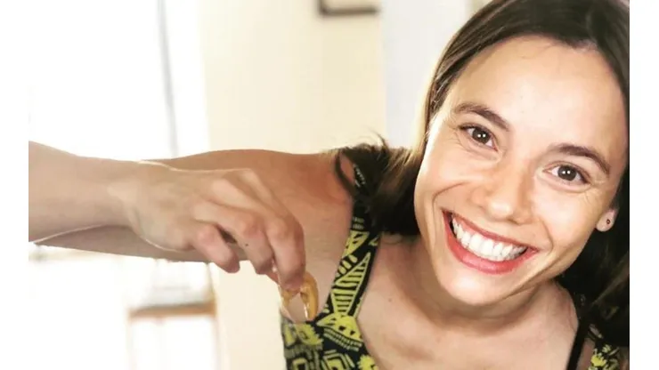 María Gracia Omegna en su faceta de cocinera, que también sacó a relucir a través de Instagram.