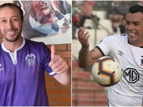 Esteban Paredes le tiende la mano a Michael Ríos