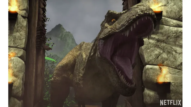 El infaltable T-Rex también marcará presencia en "Jurassic World: Campamento Cretácico".
