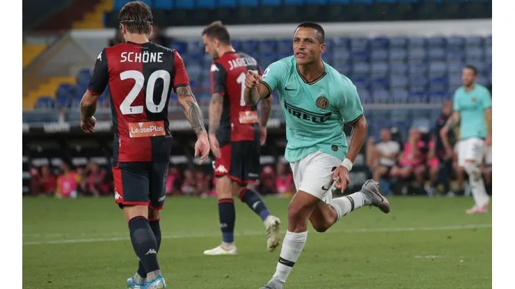 Alexis Sánchez será titular ante Napoli