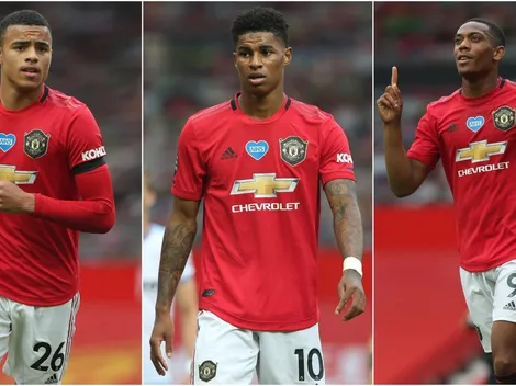 El trío dorado de Manchester: Martial, Rashford y Greenwood