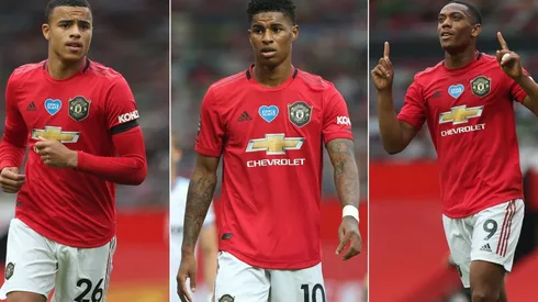 El tridente de oro de Manchester United