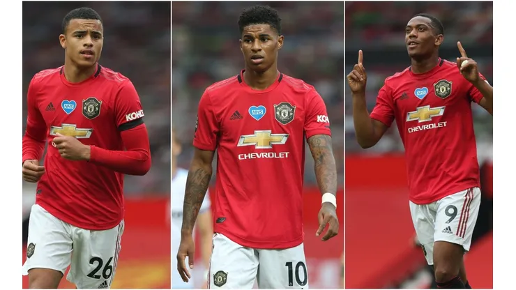 El tridente de oro de Manchester United