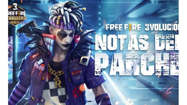 Mira las Notas del Parche 3VOLUCIÓN de Free Fire