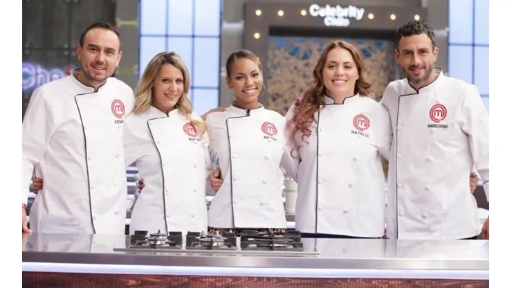 El top 5 de "Masterchef Celebrity" en pleno.