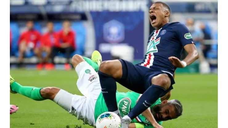 Kylian Mbappé sufrió una grave lesión en la final de la Copa de Francia