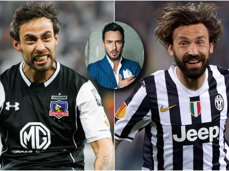 Marcelo Marocchino pone a Pirlo y Valdivia en el mismo escalón