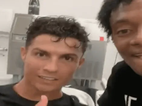 El descuadrado festejo de CR7 con "siuuu" incluido