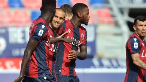 Medel jugó los 90 minutos en la victoria de Bologna.