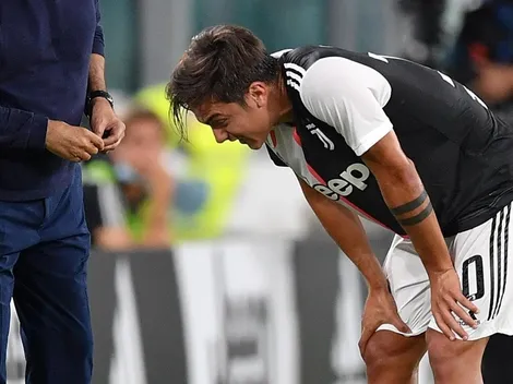 Dybala se lesiona y peligra su participación en Champions