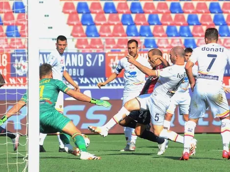 En vivo: Con Medel en cancha, Lecce le empata el partido a Bologna