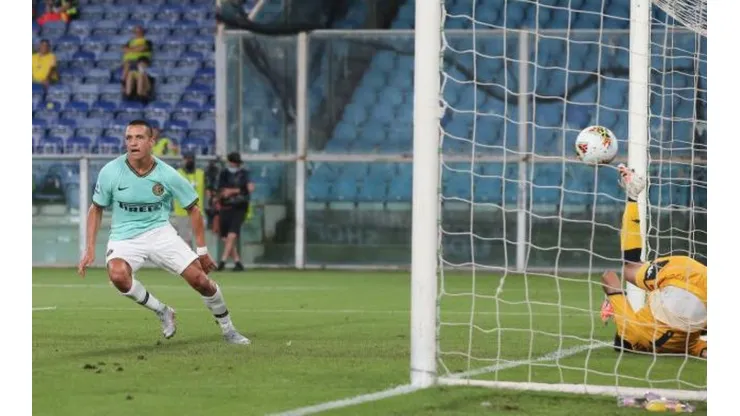 Alexis Sánchez puso el 2-0 del Inter ante el Genoa