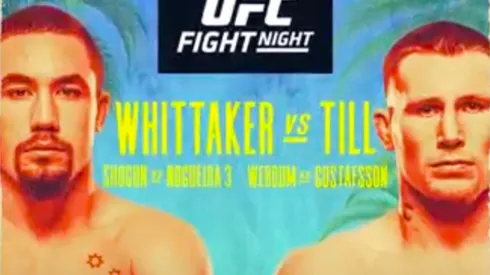 Robert Whittaker y Darren Till animan la estelar del UFC Fight Island 3