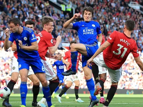 Leicester City y Manchester United, por un cupo en la Champions