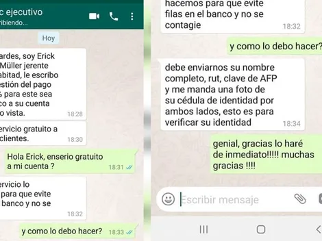 Denuncian nuevas estafas vía WhatsApp asociadas al retiro del 10% de la AFP