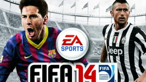Vidal fue dos años seguidos parte de la portada del FIFA.