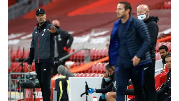 Klopp y Lampard discutieron fuerte en pleno partido de la Premier