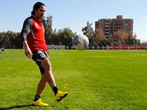 Tirando lujos: Fernández se luce en su regreso a las prácticas