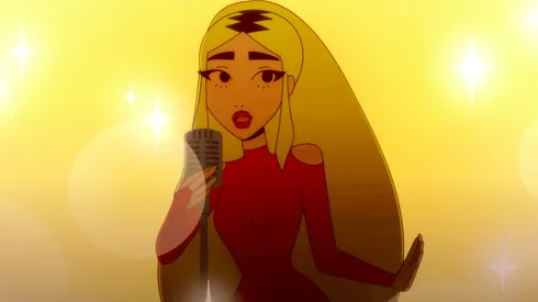 La versión animada de una Princesa Alba retro a la que le parten el corazón.