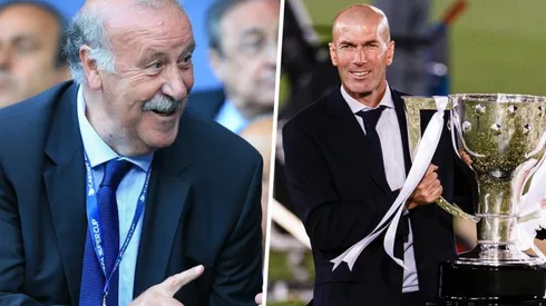 Del Bosque dice que por títulos Zidane es el mejor técnico del mundo.