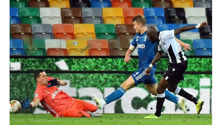 Juventus no pudo con Udinese, porque cayó con un gol en los descuentos
