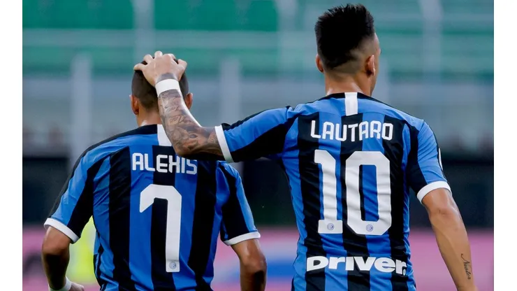 Alexis Sánchez dejará su lugar en la oncena titular de Inter para permitir el ingreso de Lautaro Martínez