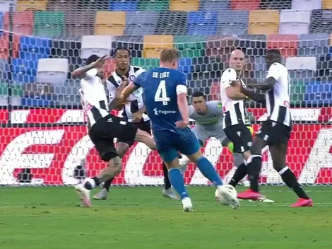 Video: Matthijs de Ligt abre el marcador con un bombazo