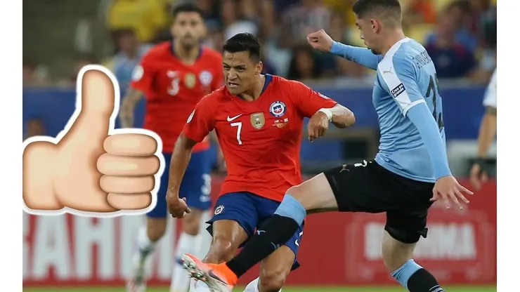 Alexis Sánchez ante Federio Valverde