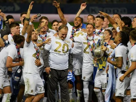 Galería: el loco festejo de campeón del Leeds de Bielsa