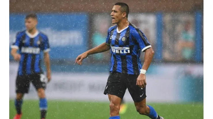 Alexis Sánchez otra vez fue titular en Inter de Milán