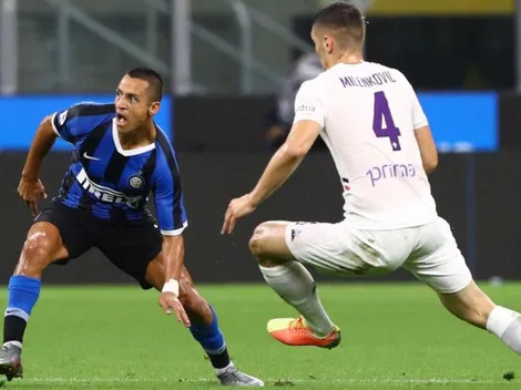 Inter con Alexis se enreda ante la Fiore y se cae en el Calcio