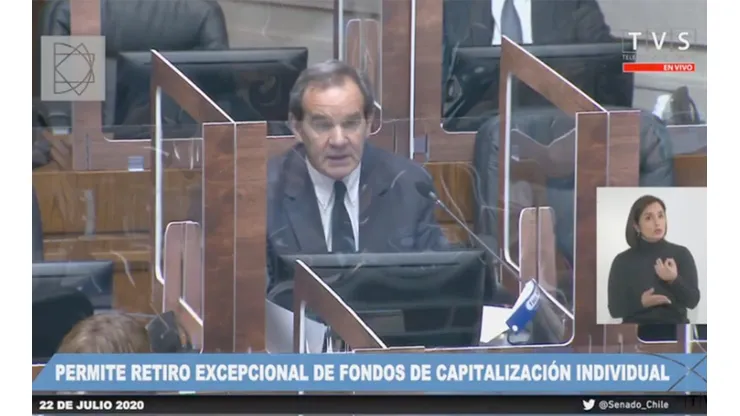 Senador Andrés Allamand: "Estoy consciente que mi votación no es popular"