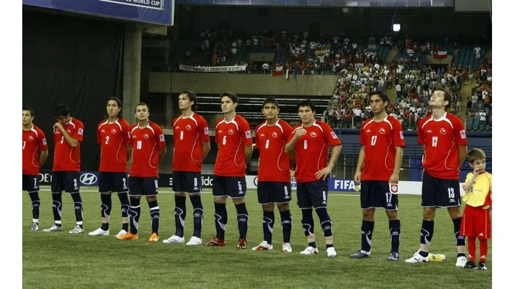 Hans Martínez (17) en la Roja tercera de Canadá 2007.