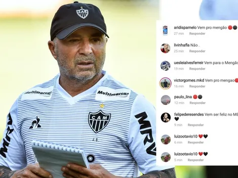 Hinchas del Flamengo se toman el Instagram de Sampaoli