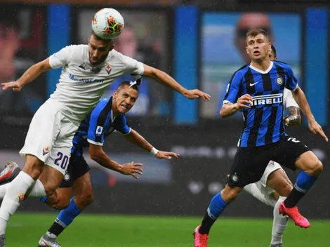 En vivo: Inter y Fiorentina igualan en un apretado partido