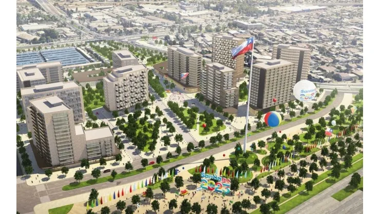Así lucirá la Villa Panamericana para los Juegos de Santiago 2023