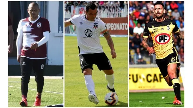 Mauricio Pinilla, Humberto Suazo y Esteban Paredes suman 114 años de edad entre los tres.
