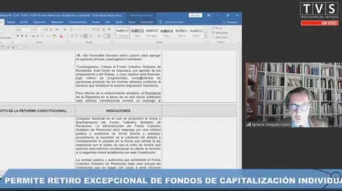 El miércoles se vota el retiro del 10% de la AFP en el Senado