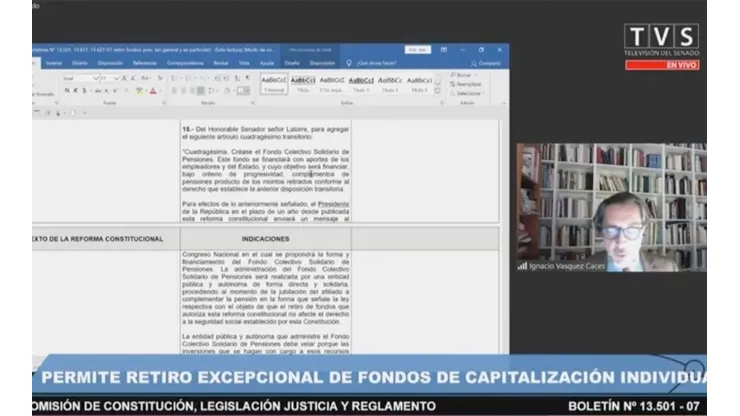 El miércoles se vota el retiro del 10% de la AFP en el Senado
