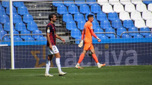 Gonzalo Collao sufrió en el arco de Extremadura