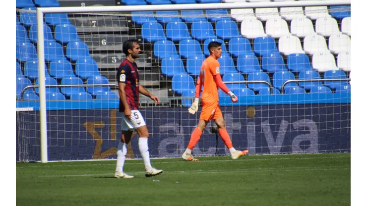 Gonzalo Collao sufrió en el arco de Extremadura