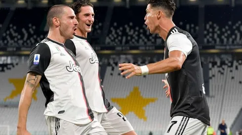 Cristiano Ronaldo anotó un doblete para Juventus ante Lazio