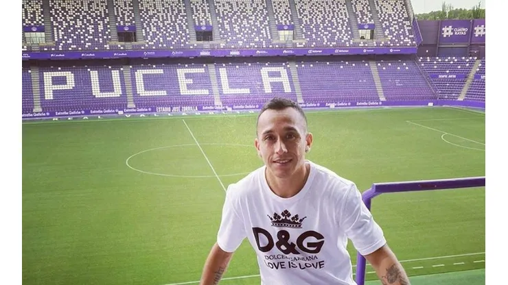 Fabián Orellana firmó con el Valladolid de Ronaldo Nazario hasta 2022.