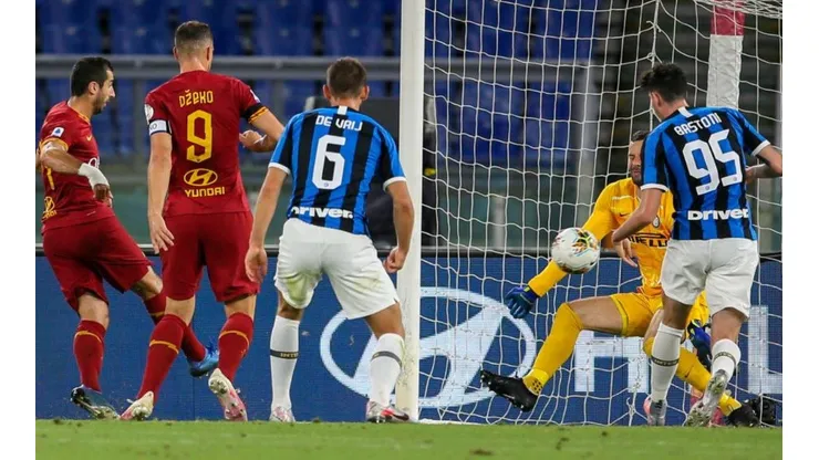 AS Roma e Inter igualaron en un intenso partido