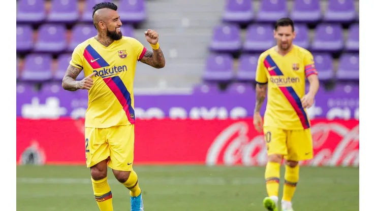 Vidal fue destacado por la prensa española al jugar como defensor central.