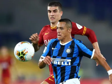 Alexis juega otro gran partido, pero Inter no puede con Roma