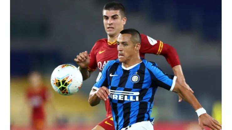 Alexis Sánchez otra vez se matriculó con una asistencia en Inter
